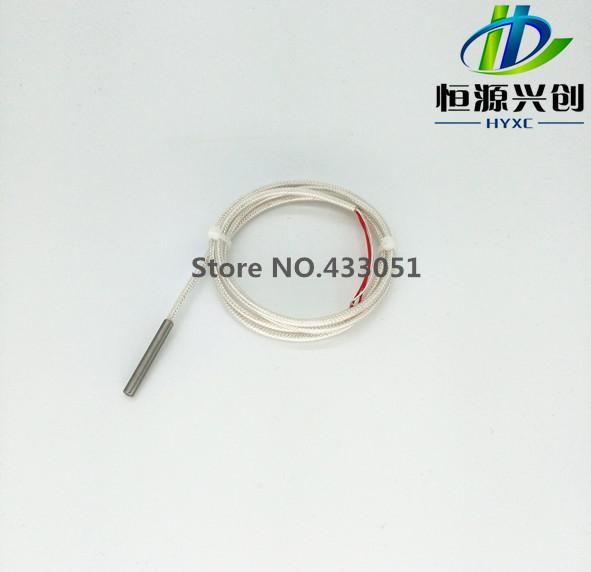 Temperature sensor / Probe diameter 4*30mm/PT1000 platinum RTD / tetrafluoroethylene silver shielded cable / three-wire system/ waterproof