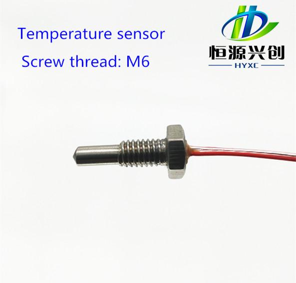 Dropshipping Three wire PT100 temperature sensor /Measuring range:-50-250 degrees Celsiusead /thread M6/Cable length30CM/50CM/1M/2M/3M