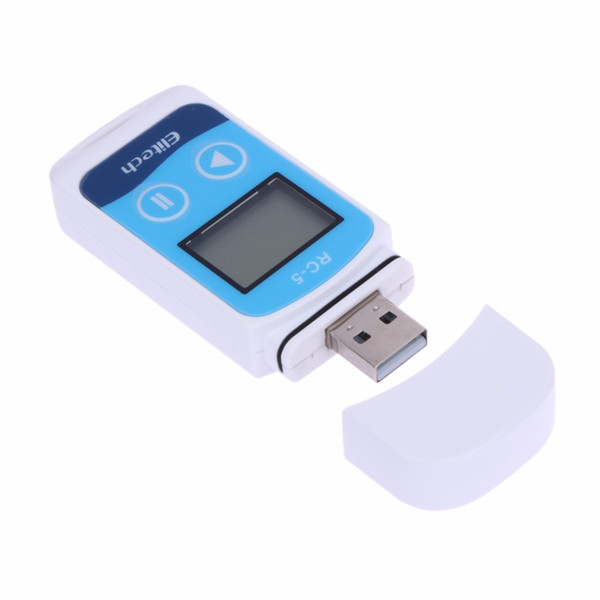 Mini USB Temperature Data logger 10s~24 Hour Adjustable Temp Recorder Internal Sensor IP67 Used for Temperature Recording