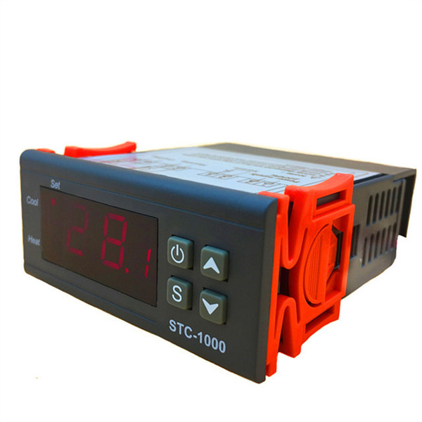 STC-1000 A-400P version Digital Temperature Controller Digital LED Temperature Controller 220V Thermostat Sensor 2 Relay Output