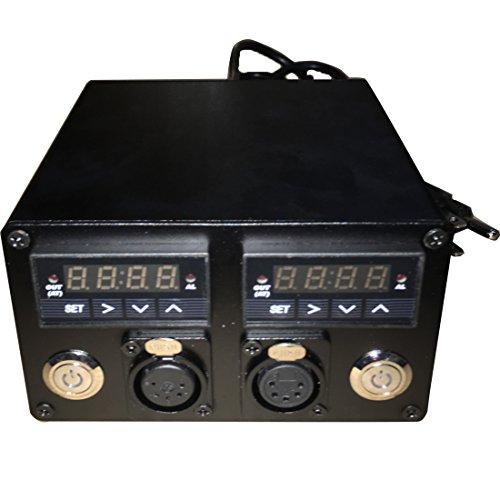 110v-280v double digital meter Heat Press Temperature Box Dual PID Controller Relay SSR Jack for Rosin Press