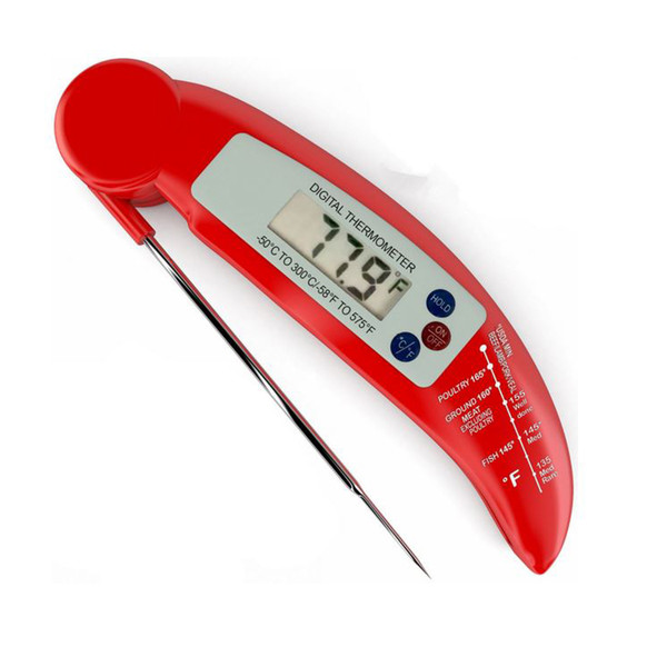 HOT Digital Electronic BBQ Thermometer with Collapsible Internal Probe 4 Colors