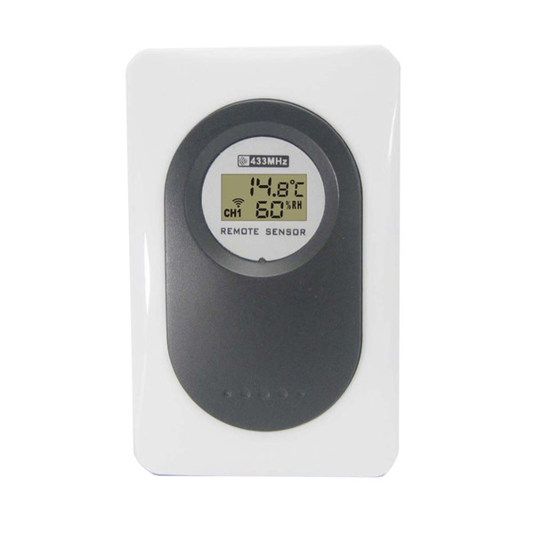 Wireless Sensor With Temperature Humidity Digital Display Outdoor Thermometers Remote Alone Sensor-E6