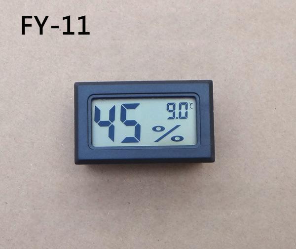 FY-11 -50-70C 10%~ 99% RH Detecting Head RH Mini LCD Digital Thermometer Temperature Humidity Meter Aquarium Gauge Industry Hygrometer