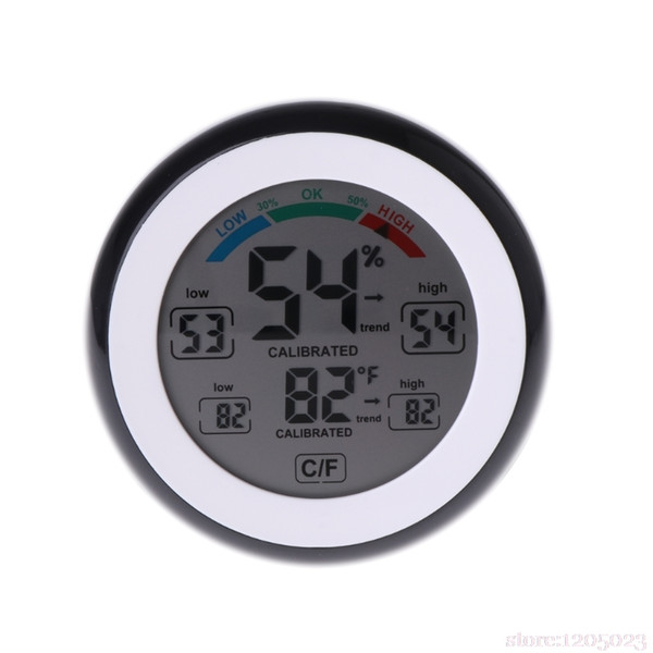 NEW Digital Indoor Thermometer Hygrometer Touchscreen Temperature Gauge Humidity Monitor