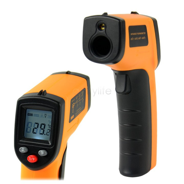 Benetech GM300 LCD Digital Infrared Thermometer Pyrometer Laser Point Temperature Meter -50~330 Degrees DHL free