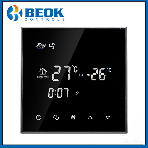 Beok TGT70-AC Central Air Conditioning Temperature Controller 2 pipe Fan Coil Room Thermostat