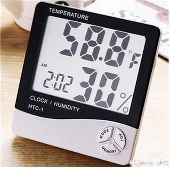 Bardian Indoor Room Lcd Temperature Electronic Humidity Meter Digital Large Screen Good Quality Weather Station Forecast 8 8xq dd