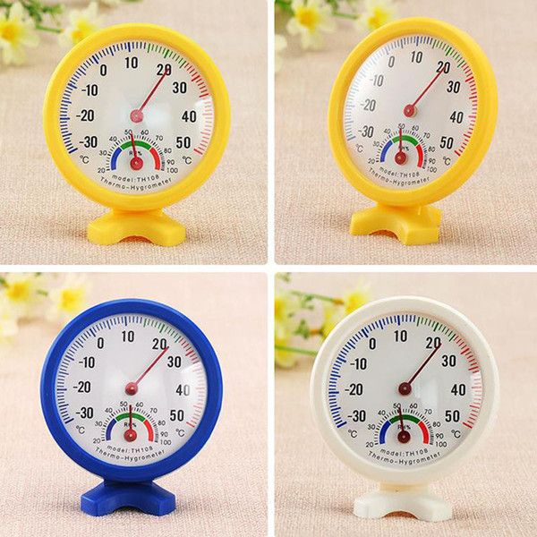 Promotion Mini LCD Digital Bell-shaped Scale Thermometer Hygrometer for Home Office Wall Mount Indoor Temperature Measure Tool