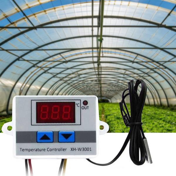 LCD Dsplay XH-W3001 Temperature Controller 12V 24V 220V Digital LED Temperature Controller 10A Thermostat Control Switch Probe