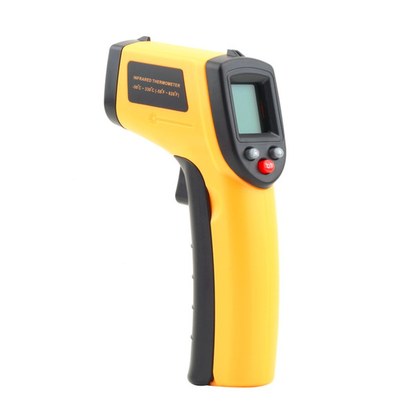 Digital Thermometer Non-Contact IR Laser Display Digital Infrared Thermometer Temperature Meter Gun Point -50~380 Degree Accuracy 1.5%