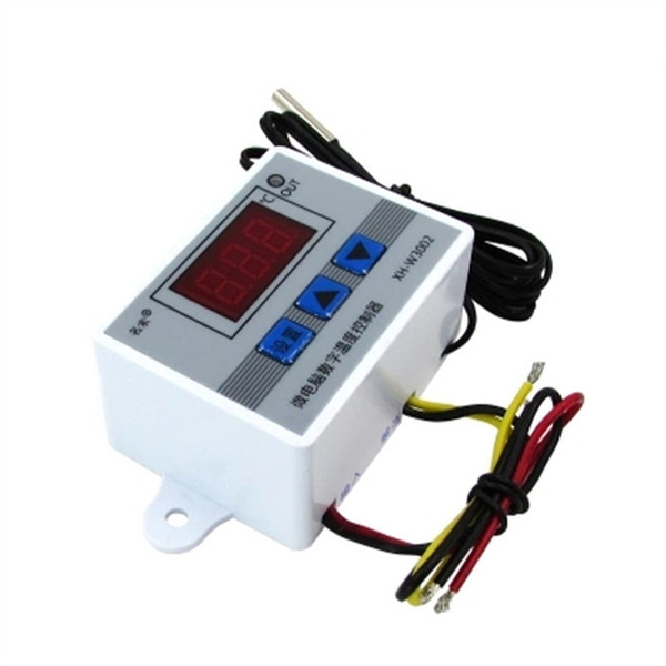 220V 12V 24V Digital LED Temperature Controller 10A Thermostat Control Switch Probe with waterproof sensor W3002