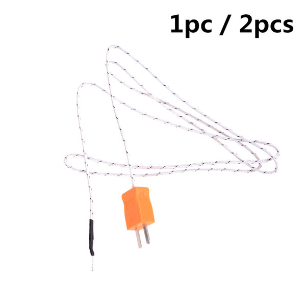 1M K-type TP-01 Wire Temperature Test Thermocouple Sensor Probe Tester Line. Use To TM-902C TES-1310 MD-6801 Length