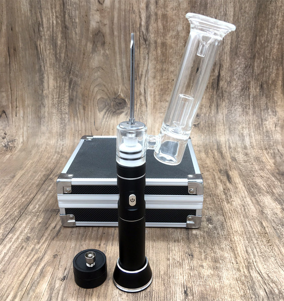 The best Portable Wax Vaporizer Dab Rig Glass Water Pipe Smoke Rigs with replaceable heating rod for wax concentrate