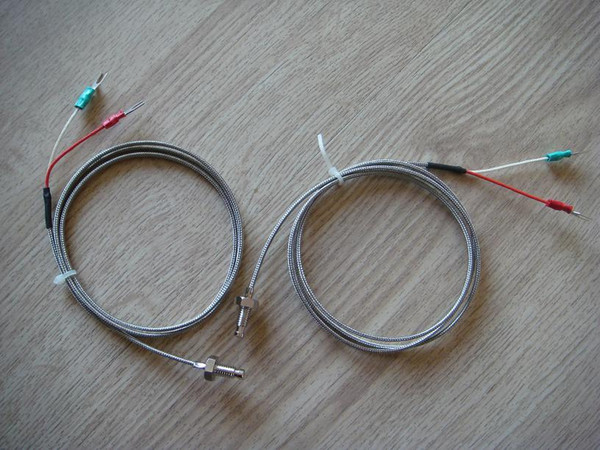 Goods From China Thermocouple thermometry temperature sensor Shielded cable k 3.5meter m6 m8thread Measuring Range0~600temperature