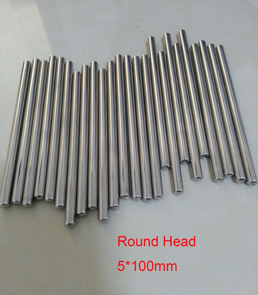 Customized 5*100mm One End Round Head Grade A Quality SS304 Stainless Steel Thermocouple Protection pipe 50pcs / lot