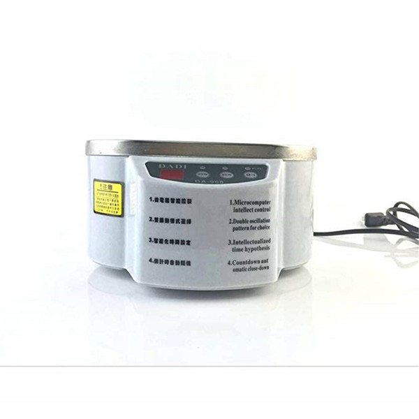 Stainless Steel Ultrasonic Cleaner Digital Ultrasound Wave Washing Unit for Jewelry Glasses with Steel Lid High Quality 600ML Exquisite