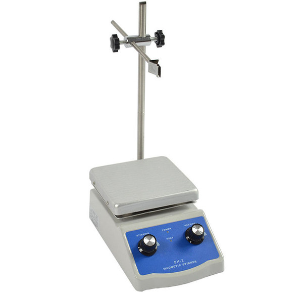 Freeshipping SH-2 Digital Lab Thermostatic Hot Plate Magnetic Stirrer Mixer 12*12cm 220V