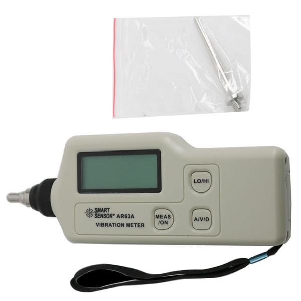 AR63A Portable Digital Vibration Meter Tester Vibrometer Smart Sensor