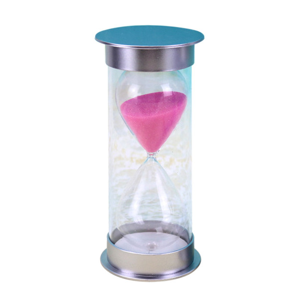 20 Minutes Hourglass Sandglass Timer Acrylic Home Kitchen Gifts Purple/Pink/Blue