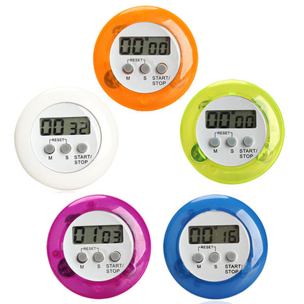 wholesale hot 100pcs LCD Digital Touch Screen Kitchen Timer Practical Cooking Timer Countdown Count free shipping