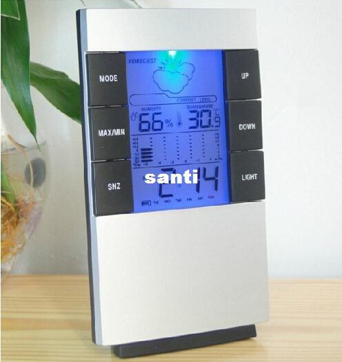 LCD household electronic digital temperature and humidity meter With a backlight alarm thermometer hygrometer