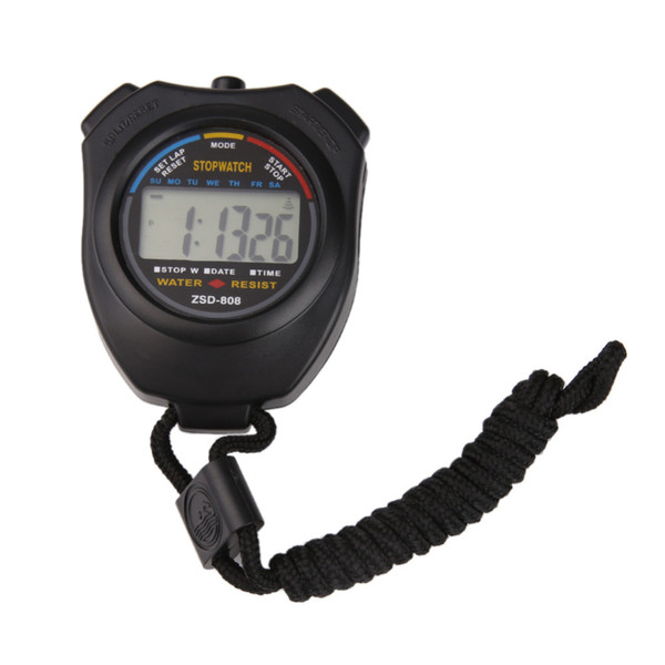 High Quality New Digital Running Timer Chronograph Sports Stopwatch Counter With Strap