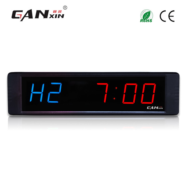 [GANXIN] LED garage timer Boxing GYM Crossfit tabata EMOM interval Programmable Countdown/UP stopwatch Real time clock