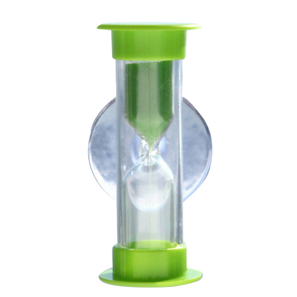 Hottest Mini 3 Minutes Sandglass Hourglass Sand Clock Timer Ampulheta For Tooth Brushing Shower Timer Suction Cup Home Decor