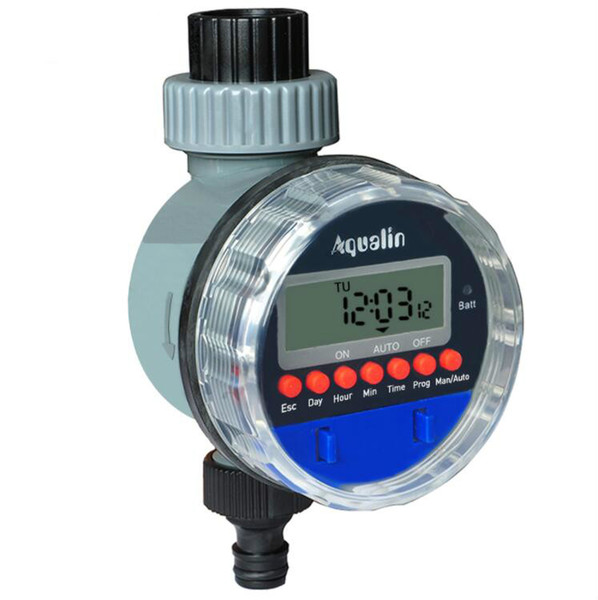 Automatic Electronic LCD Display Home Ball Valve Water Timer Garden Watering Timer Irrigation Controller System Free Shipping