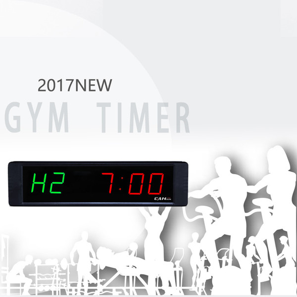 [GANXIN]Wholesale Hot Sell 1 inch 6 Digits Led Digital GYM/ Fitness Timer Yoga/Fighting Training Clock Electronic Factory Supply