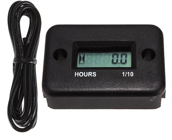 Wholesale-OP-New Hour Meters for Bike Motorcycle ATV Snowmobile Boat Dirt Gas Engine FreeShipping