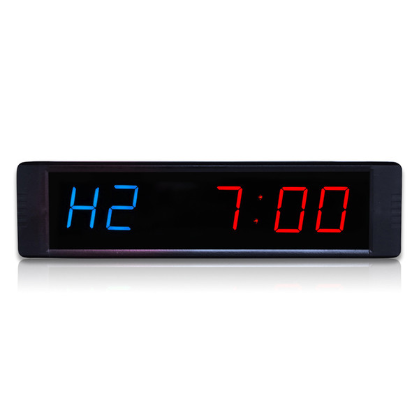 [Ganxin]Wholesale Patented Product Hot Sell 1 inch 6 Digits Sport Fitness Training Timer Gym Equipment LED Clock