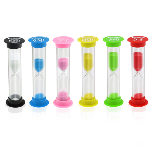 6 Colors Colorful Hourglass Sandglass Sand Clock Timers