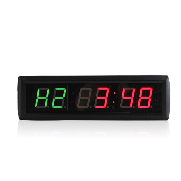 [GANXIN]New 1.8'' LED Interval Fitness timer GYM Garage timer Wall Clock For MMA Box Tabata Crossfit Timer