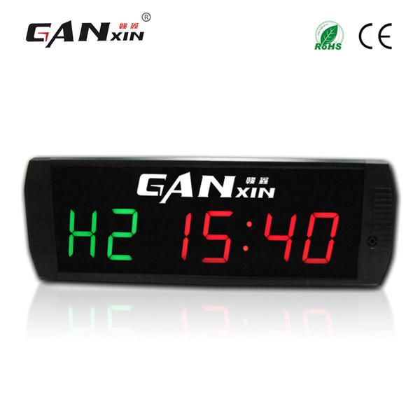 [GANXIN]3 inch Gym Fitness Timer Cross Fit Interval Training Electric Timer with IR Remote Control