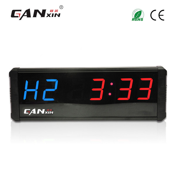 [GANXIN]4 inch Fitness Training Timer Crossfit Interval LED Pro Garage Edition Wall Timer with Remote Control