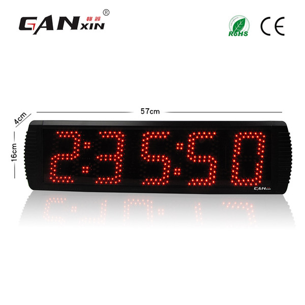 [GANXIN] Large 5'' 5 Digits Red Color Marathon Race Timer Led Display Outdoor Using for Many Kinds of Races Countdown and Countup Clock