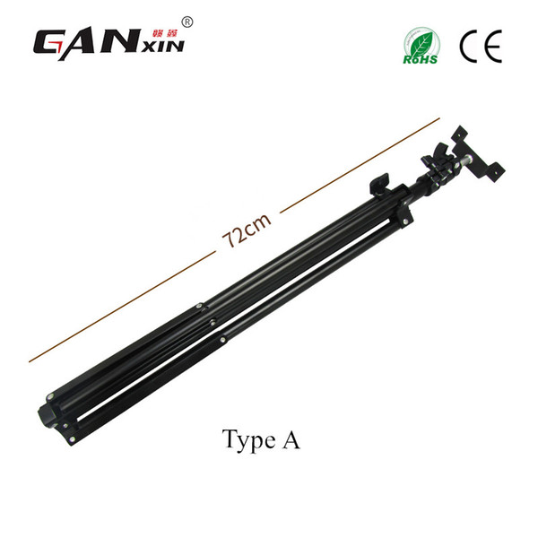 [GANXIN] Protable Lightweight Aluminum Projector bracket Camera Tripod With Universal Flexible Rocker Arm Carry Bag and led timer