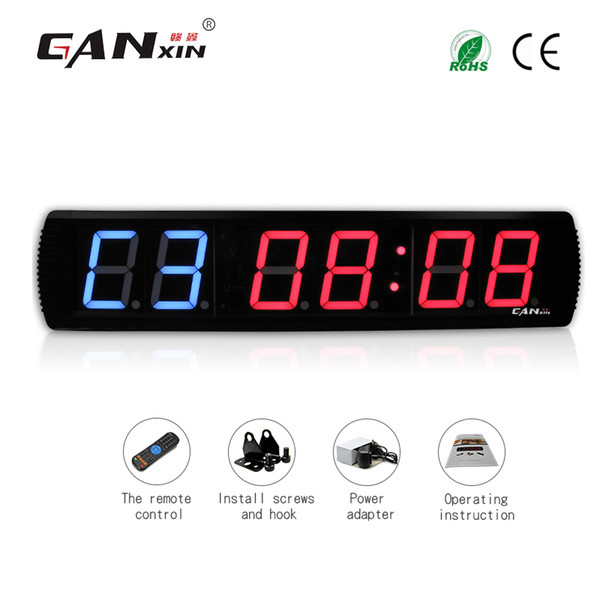 [GANXIN]4 inch Gym Fitness Timer Pro Garage Edition Wall Timer - Programmable Fitness Timer - Pre-Order Now