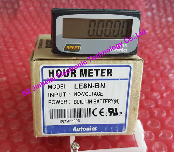 100% New and original LE8N-BN AUTONICS HOUR METER, Small LCD timer, Counter/timer