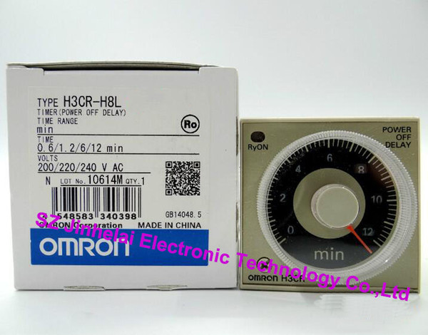 H3CR-H8L New and original OMRON TIME RELAY, POWER OFF DELAY TIMER min 200-240VAC