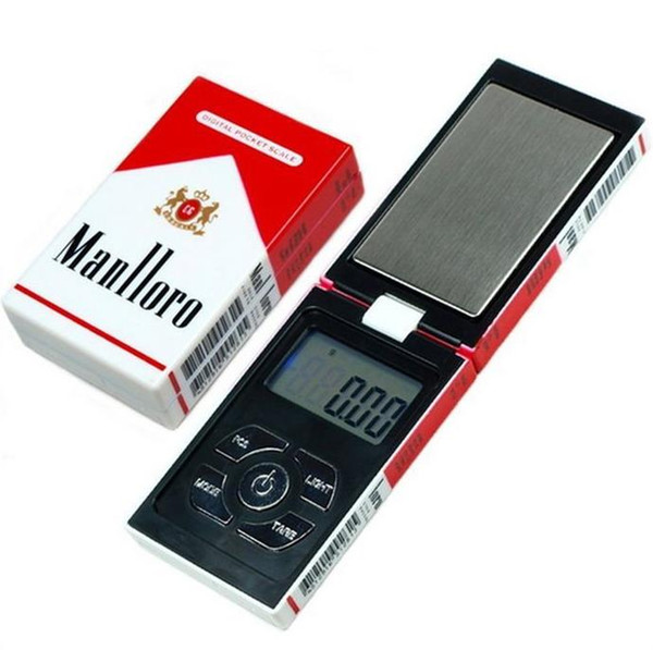 1pcs/lot 200g x 0.1g Digital Pocket Scale Balance Weight Jewelry Scales 0.01 gram Cigarette Case scales Free Shipping DHL