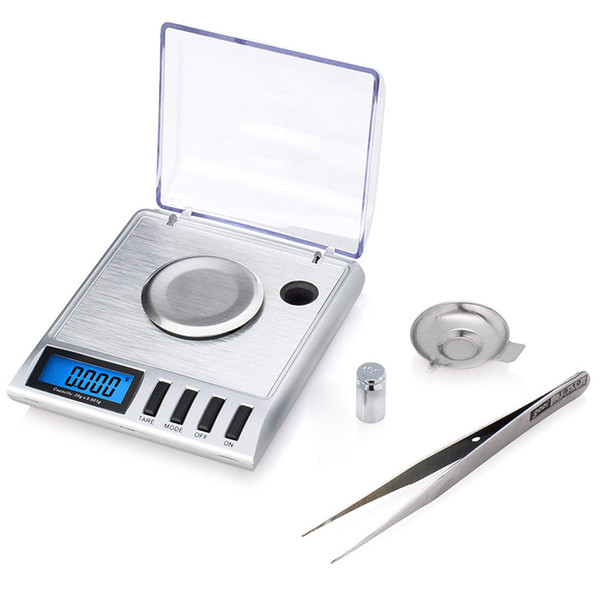 Wholesale Jewelry Weighing Scales 20 x 0.001g Precision Mini Pocket Digital Milligrams Smart Analytical Balances Scale for Gold Diamond