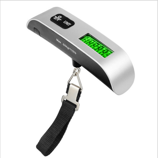 Portable 50KG/10g Digital Luggage Scale LCD Electronic Hanging Pocket Scale Weight Balance Data Hold Tare Auto Power Off