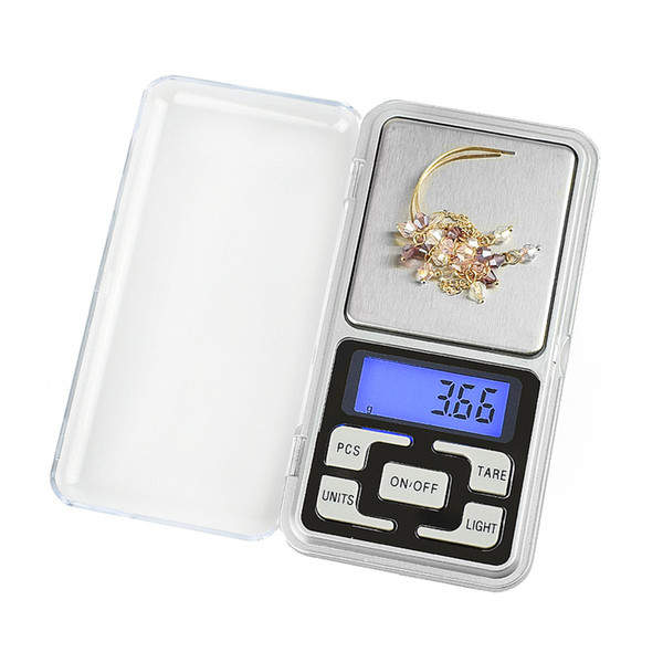 Mini Electronic Digital Scale Jewelry weigh Scale Balance Pocket Gram LCD Display Scale With Retail Box 500g/0.01 500g/0.1g