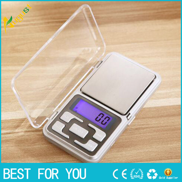 Mini Electronic Digital Scale Jewelry weigh Scale Balance Pocket Gram LCD Display Scale With Retail Box 500g/0.1g 200g/0.01g