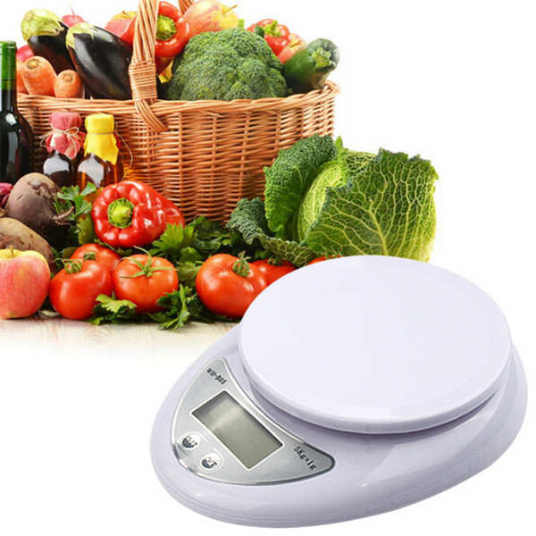 5000g/1g 5kg Food Diet Postal Kitchen Scale LCD Display Digital Balance Weight Weighting Scale Household Measurement Eletronic Scale