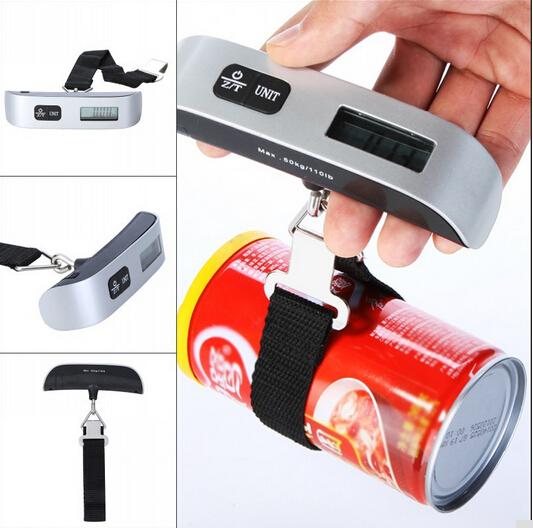 New Arrive Portable LCD Display Electronic Hanging Digital Luggage Weighting Scale 50kg*10g 50kg /110lb Weight Scales