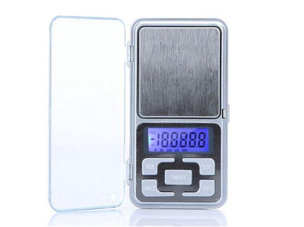 New 500g/0.1g Mini Electronic Digital Pocket Scale Jewelry Weighing Balance Counting Function Blue LCD g/tl/oz/ct